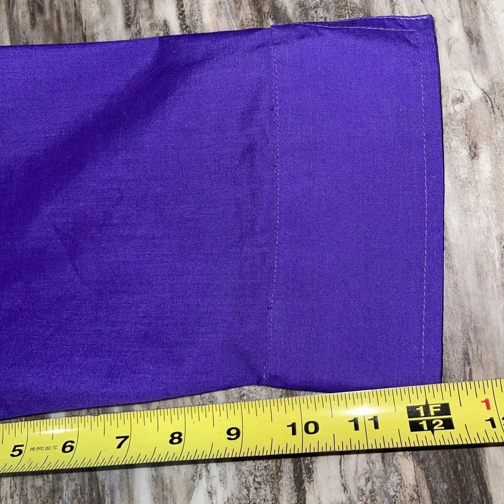 Women's Purple Two-Piece Pantsuit with Stud Accents